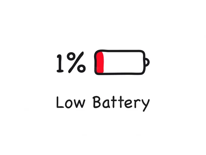 low battery